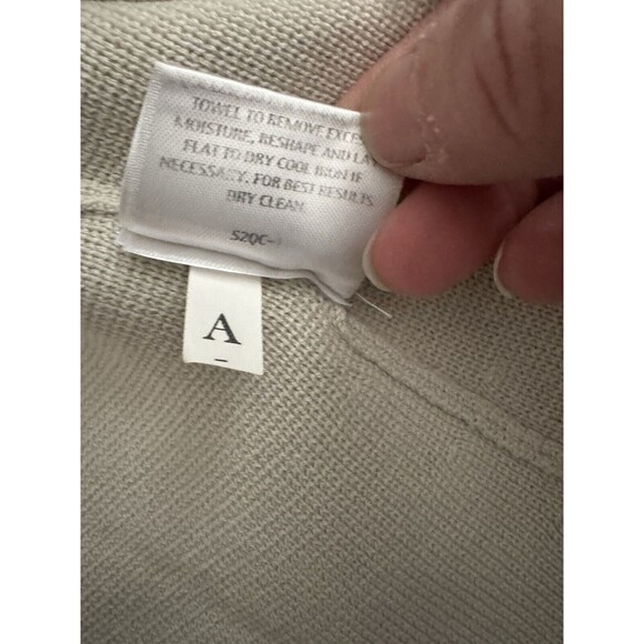 Eileen Fisher Silk Blend Open Longline Cardigan Sweater Size Medium *Read* - Picture 8 of 12